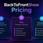 backtofrontshow pricing